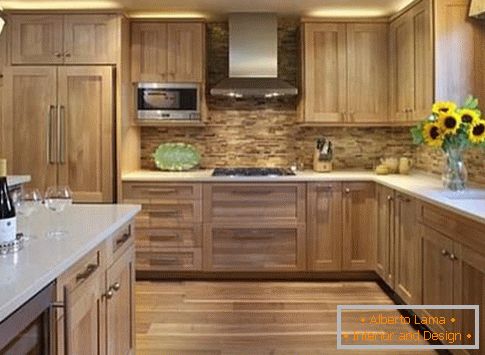 wood kitchen with own hands in a modern style, photo 4