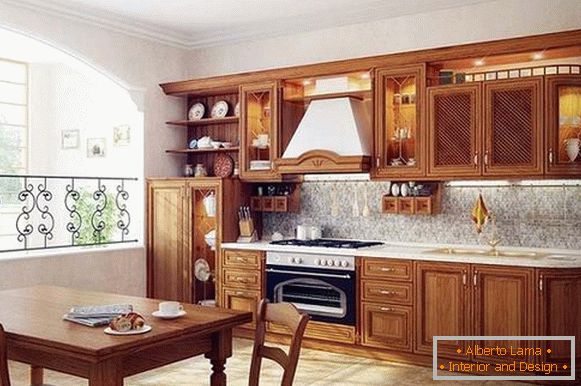 design of kitchen from a tree photo 3