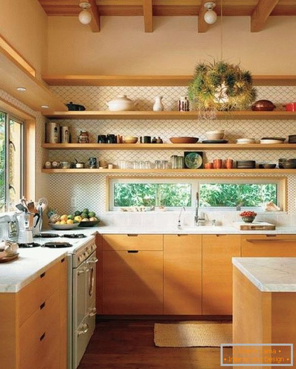kitchen from solid wood photo 1