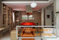 Studio apartment in Bologna from the architect Massimo Iosa Ghini