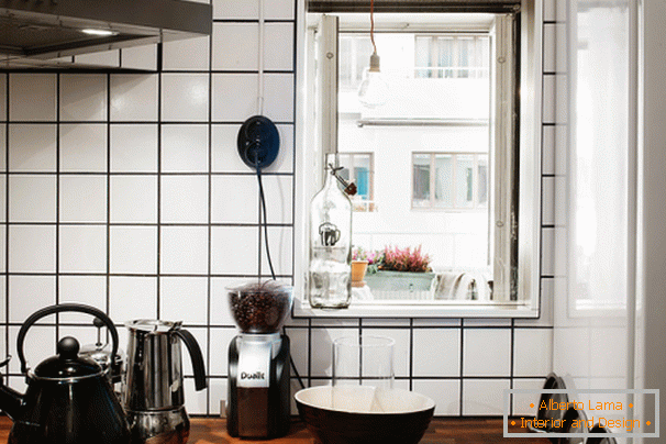 Small window in the kitchen