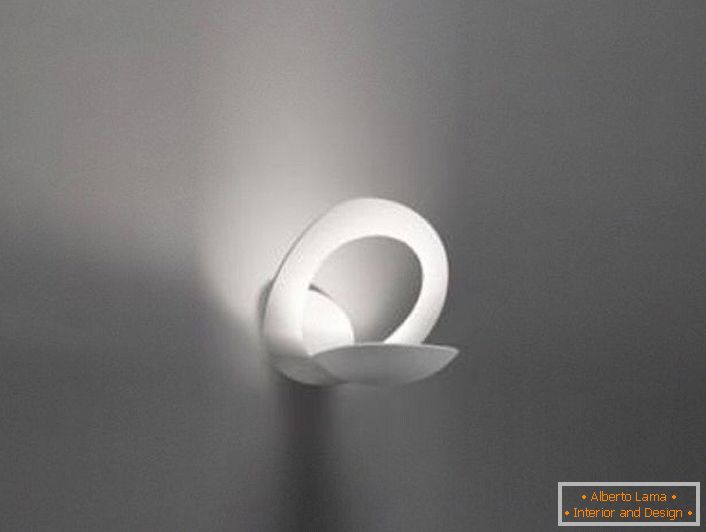 The laconic design of the wall sconce will find its application in the design of the living room or hallway. 