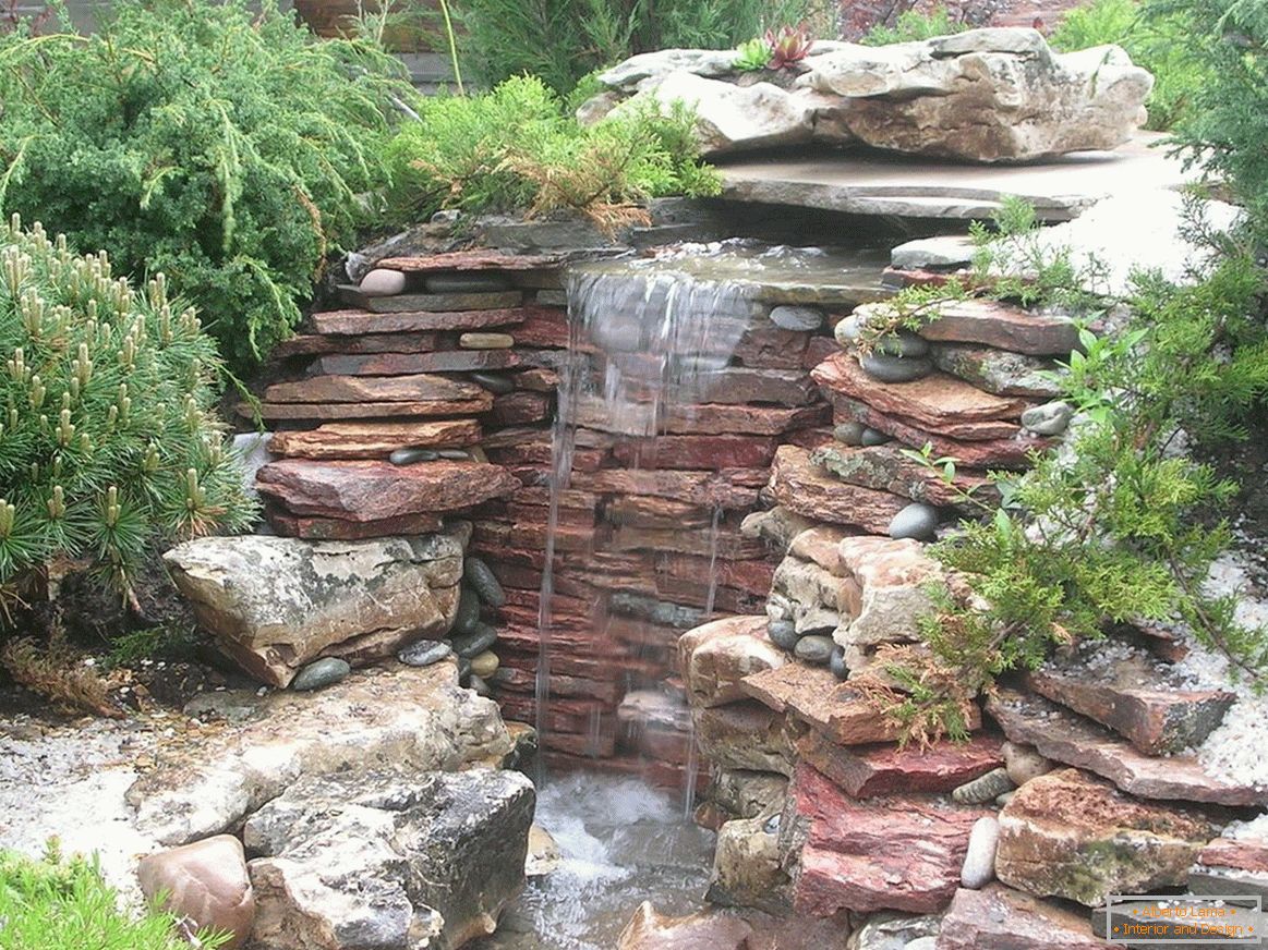 Waterfall in the Garden Design