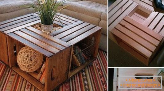 Coffee table by own hands