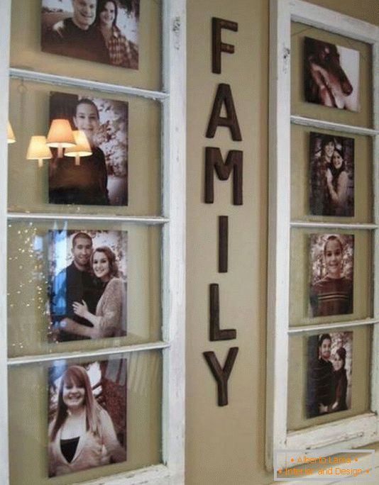 Wall decoration with photo