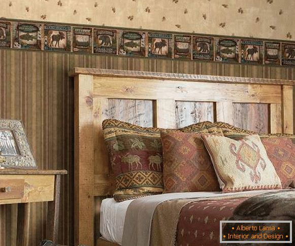 American style bedroom wallpapers