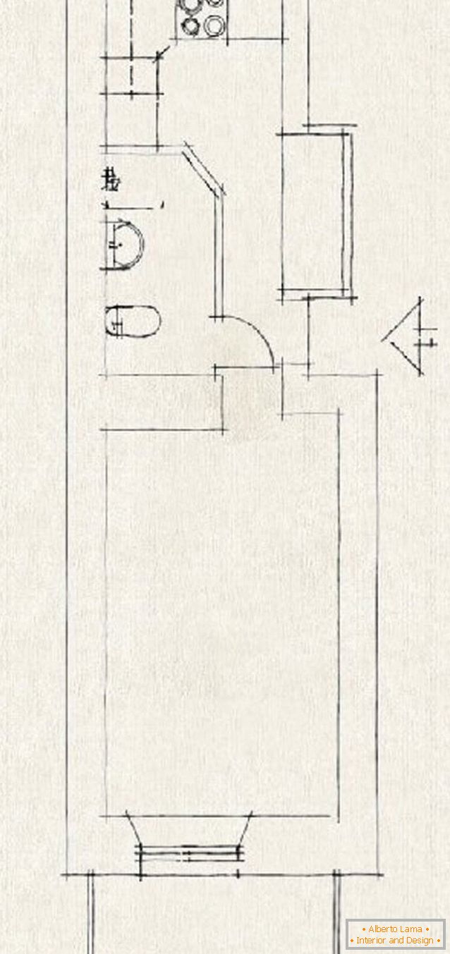 Apartment layout-студии в Швейцарии