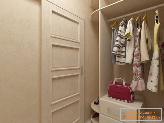 Wardrobe in the hallway