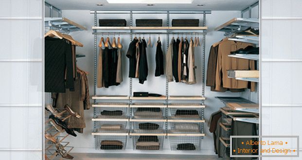 Cloakroom in the closet
