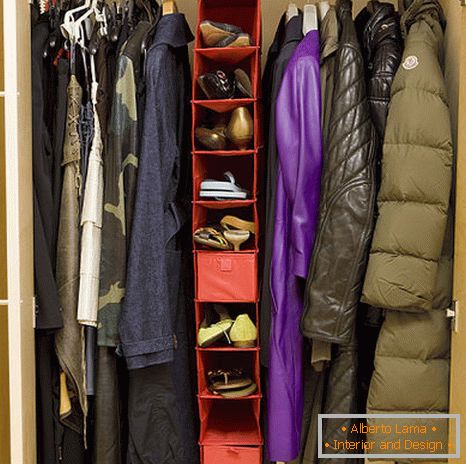 Wardrobe in the closet