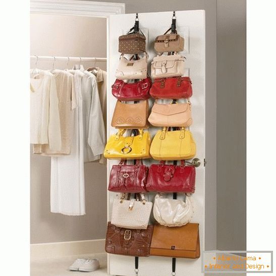 Organizer for storing bags