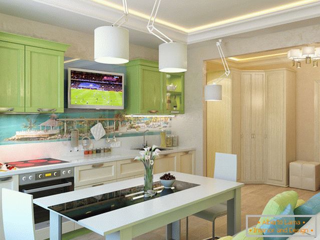 Design of a small kitchen