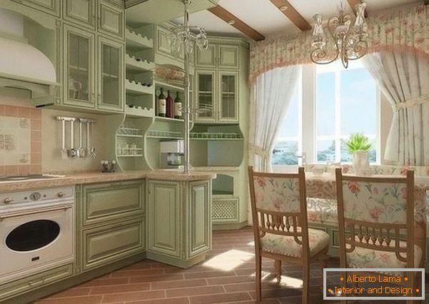 kitchen façade in the style of Provence