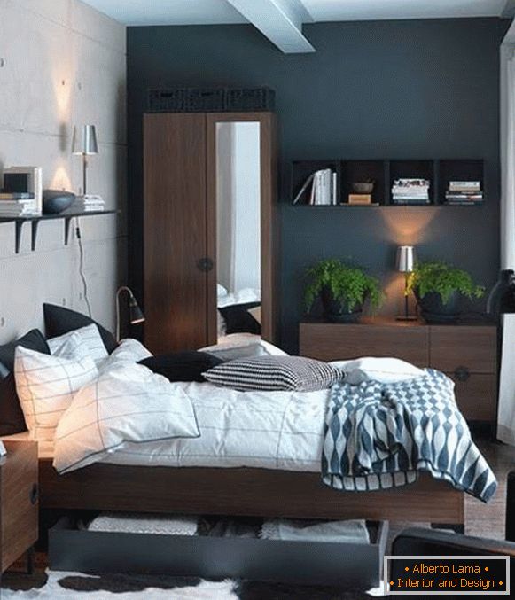 Bedroom in modern style