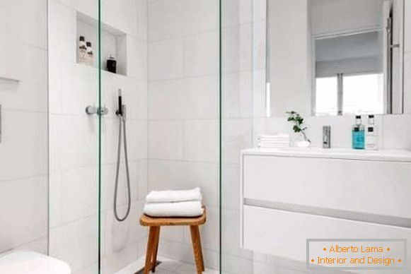 Small studio apartments - bathroom photo design