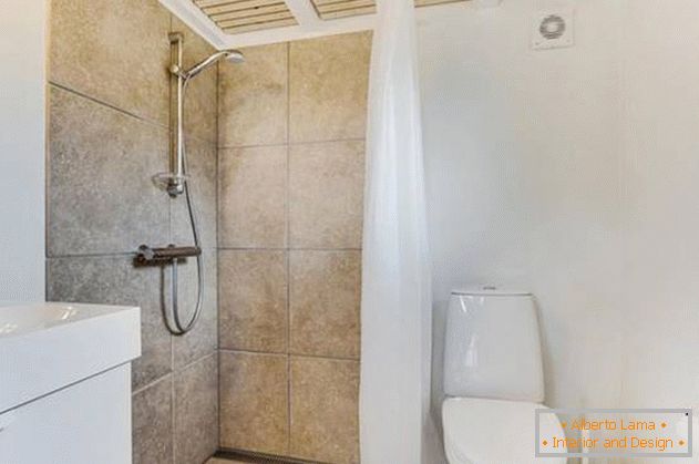 Bathroom in a small private house