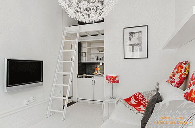 Interior design of a small apartment