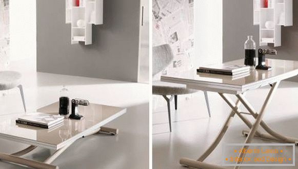 Multifunctional furniture - coffee table transformer