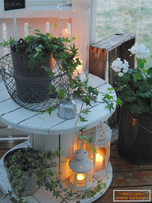 Beautiful table for the balcony