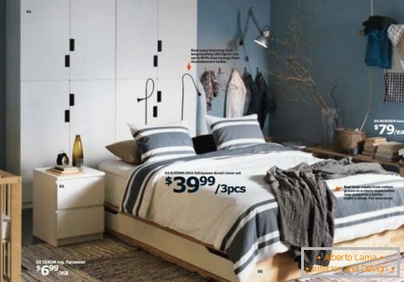 Bedroom from the IKEA 2015 catalog