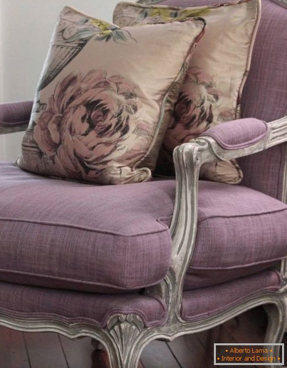 Provence-style armchair