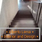 Staircase in wenge color