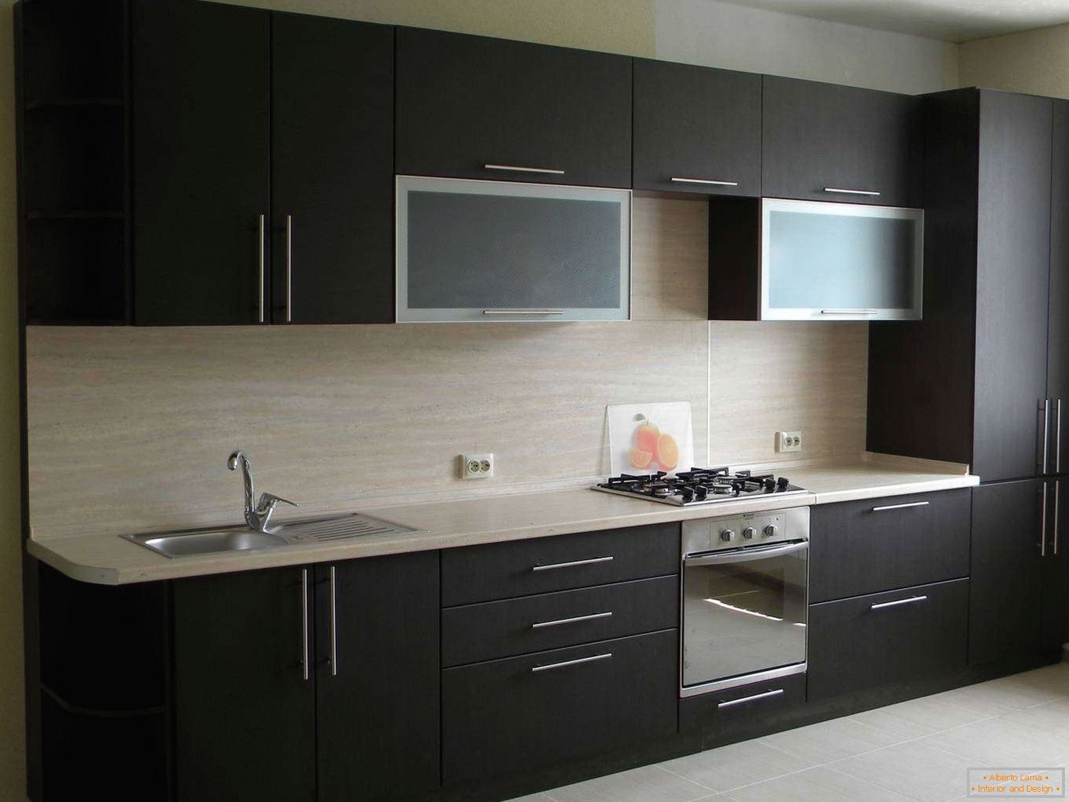 Wenge color kitchen set