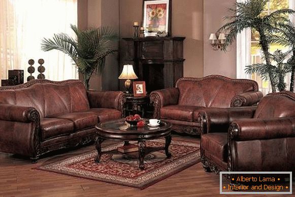 Furniture fabrics - leather