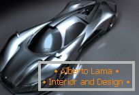 Mercedes SL GTR - a concept car from the designer Mark Khostler