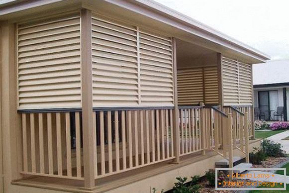 shutters on metal horizontal windows, photo 43