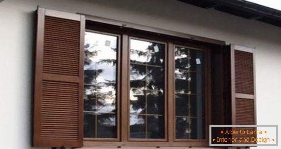 metal blinds shutters on windows, photo 53