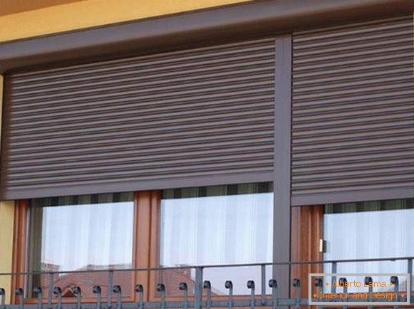 metal shutters on windows, photo 64