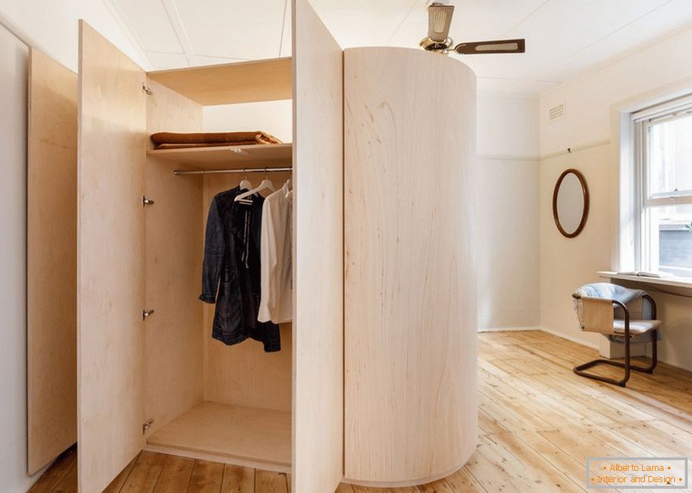 Spacious wardrobe