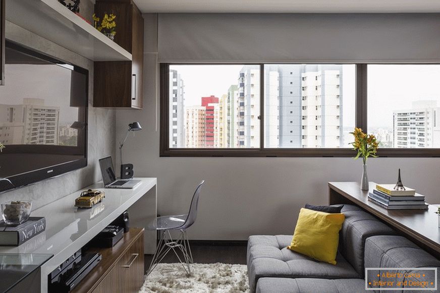 View from the windows of a small apartment in Brazil