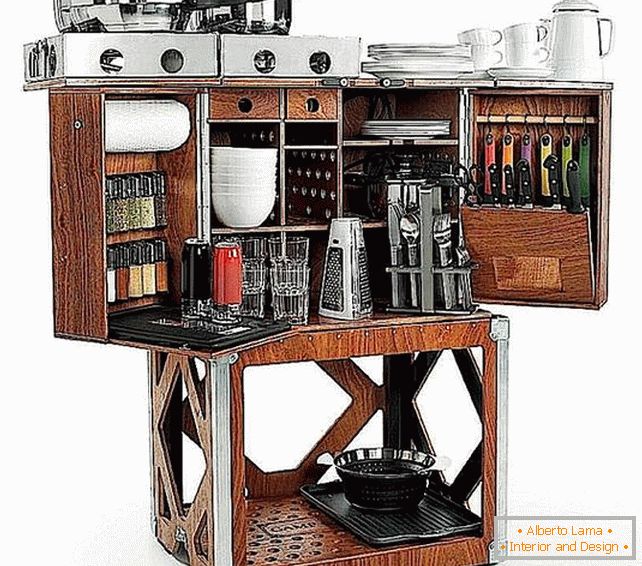 Modern mobile kitchen