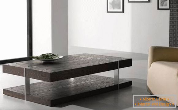 Tables in a modern minimalist style