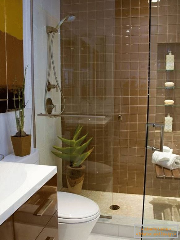 Design of a small bathroom 2015