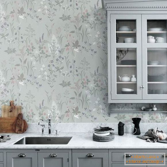 cheap washable kitchen wallpaper, photo 51