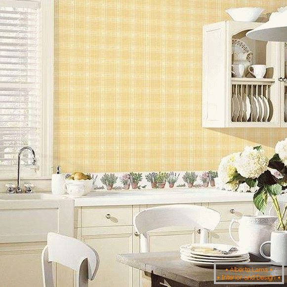 wallpaper for kitchen washable catalog leroua, photo 55