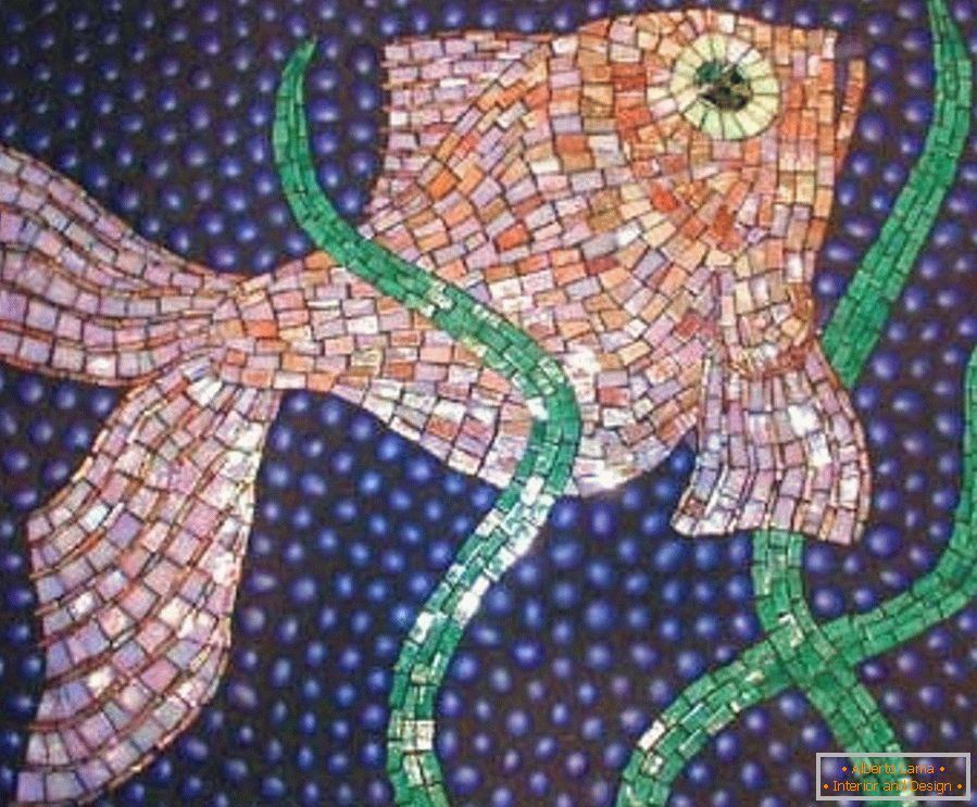 Fish of mosaic