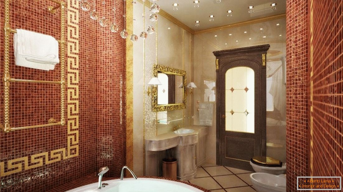 Bathroom in a classic style