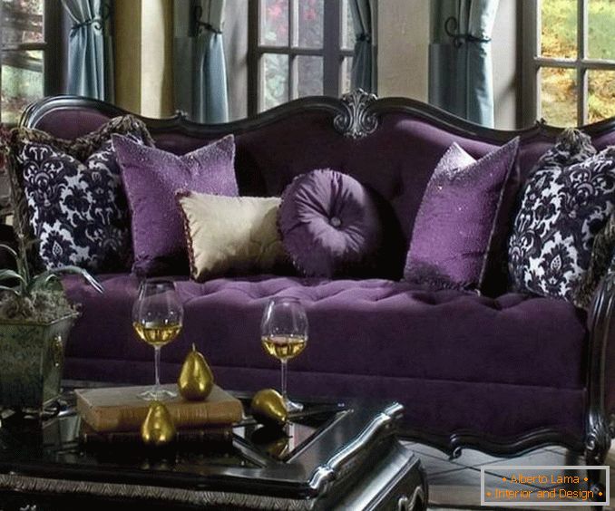 Sofa in Art Nouveau style