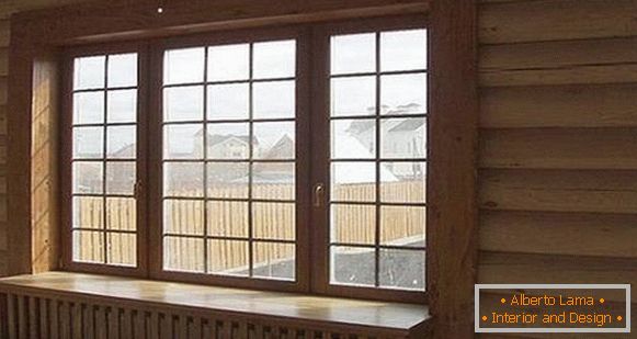 Wooden trims for windows inside the house, photo 3