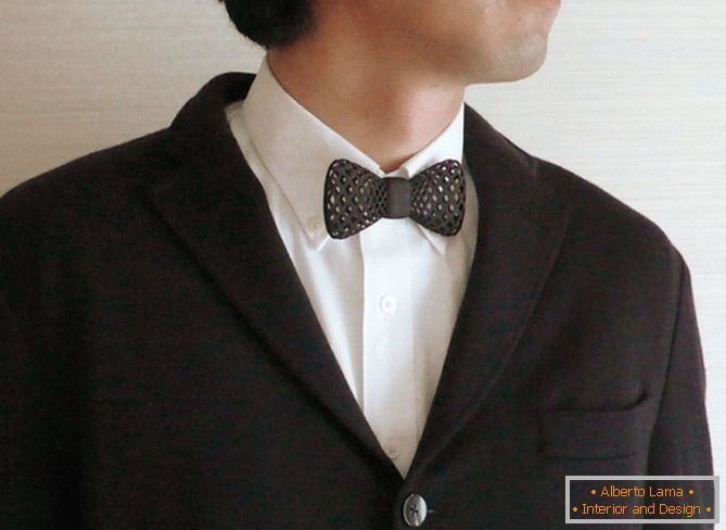 Printed bow tie from the design studio Monocircus