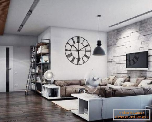 wall clock in loft style, photo 18