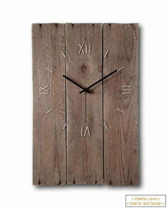 wall clock wooden, photo 4