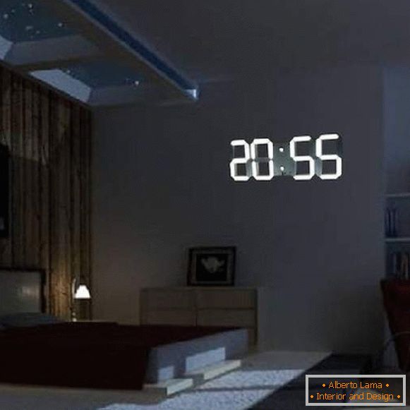 LED wall clock, photo 40