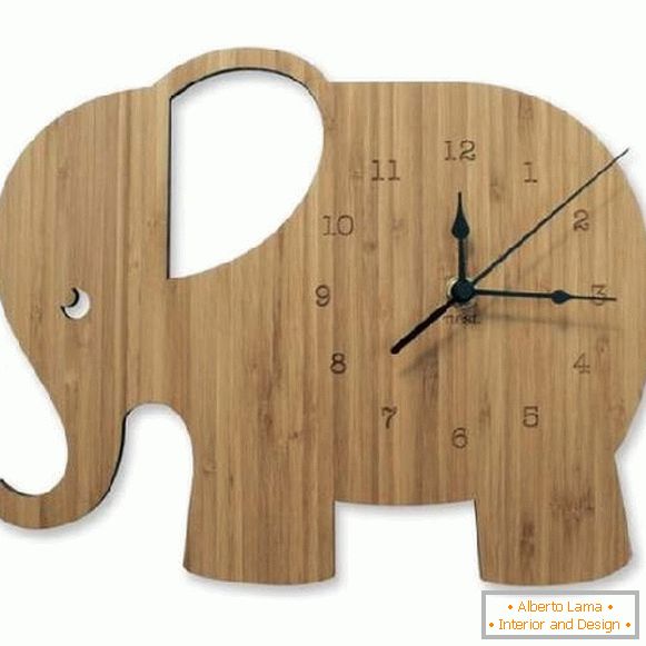 wall clock wooden, photo 5