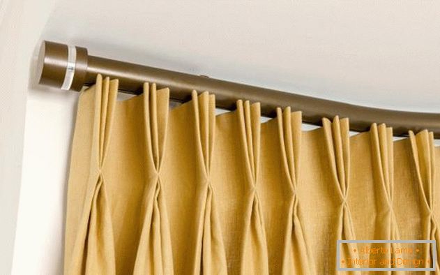 curtain rod for curtains wall single-row, photo 28