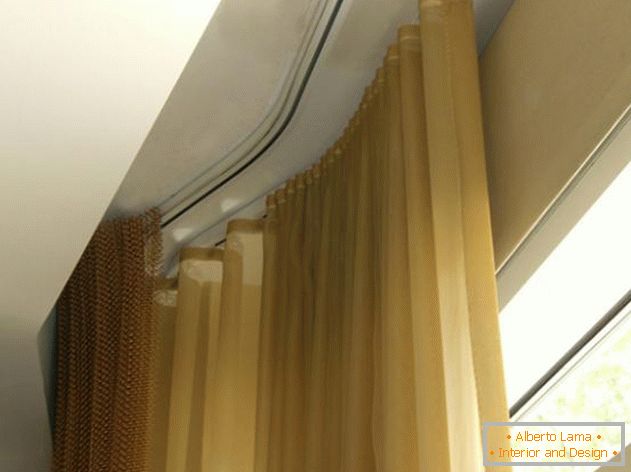 curtain rod for curtains wall single-row, photo 32